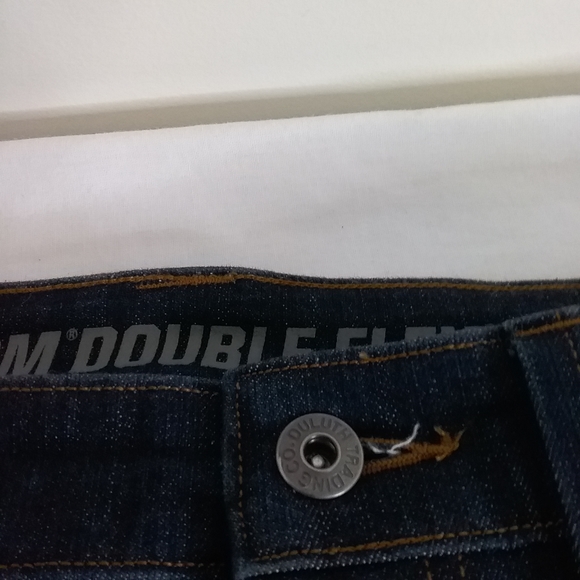 SOLD Duluth Trading NWOT Men's Indigo Ballroom Double Flex Slim Fit Jeans 36x32 - Picture 2 of 14